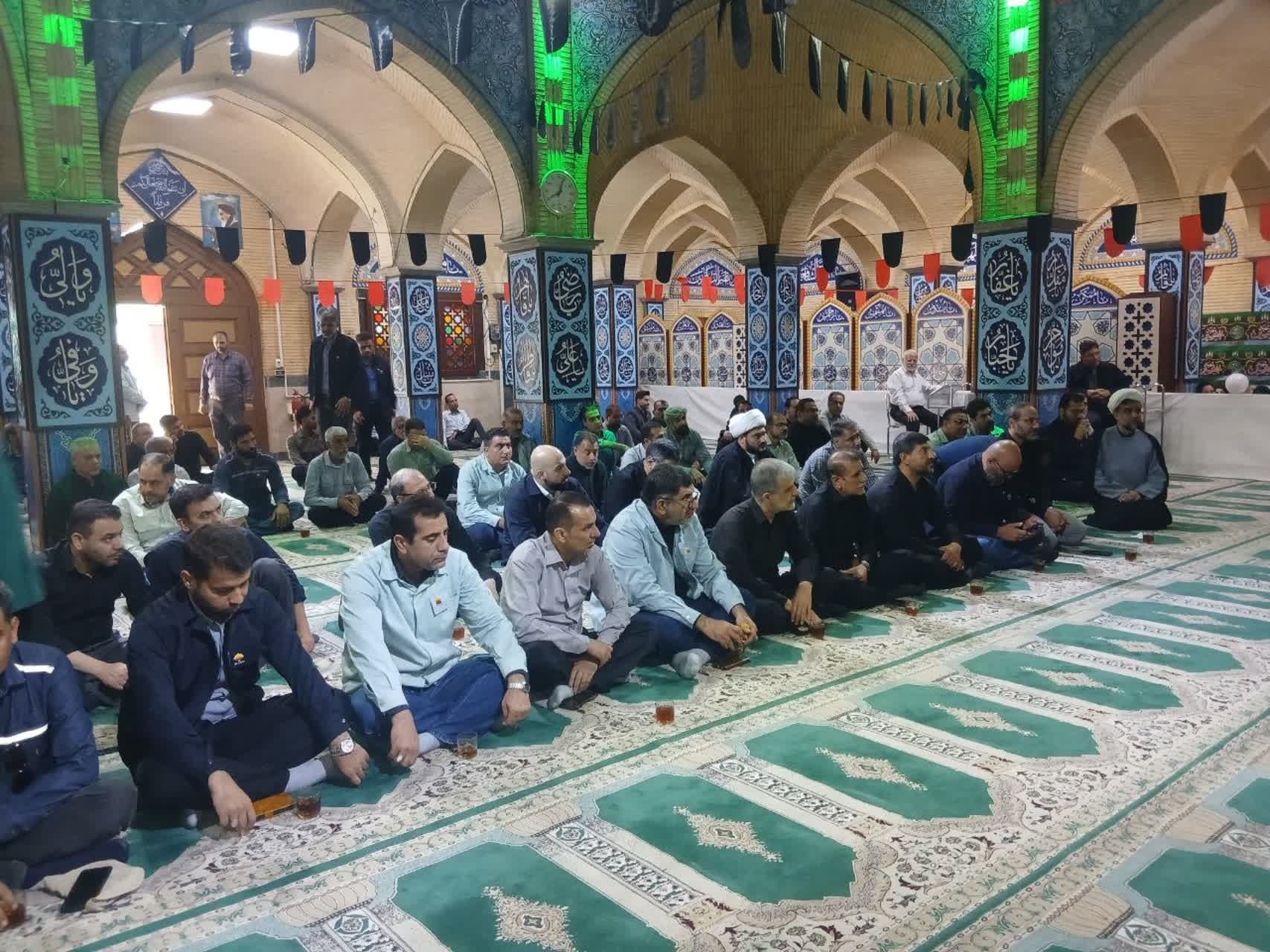 مراسم بزرگ‌داشت قائد شهید امت با حضور مسئولان استانی، مدیران ارشد و کارکنان گروه فولاد خوزستان