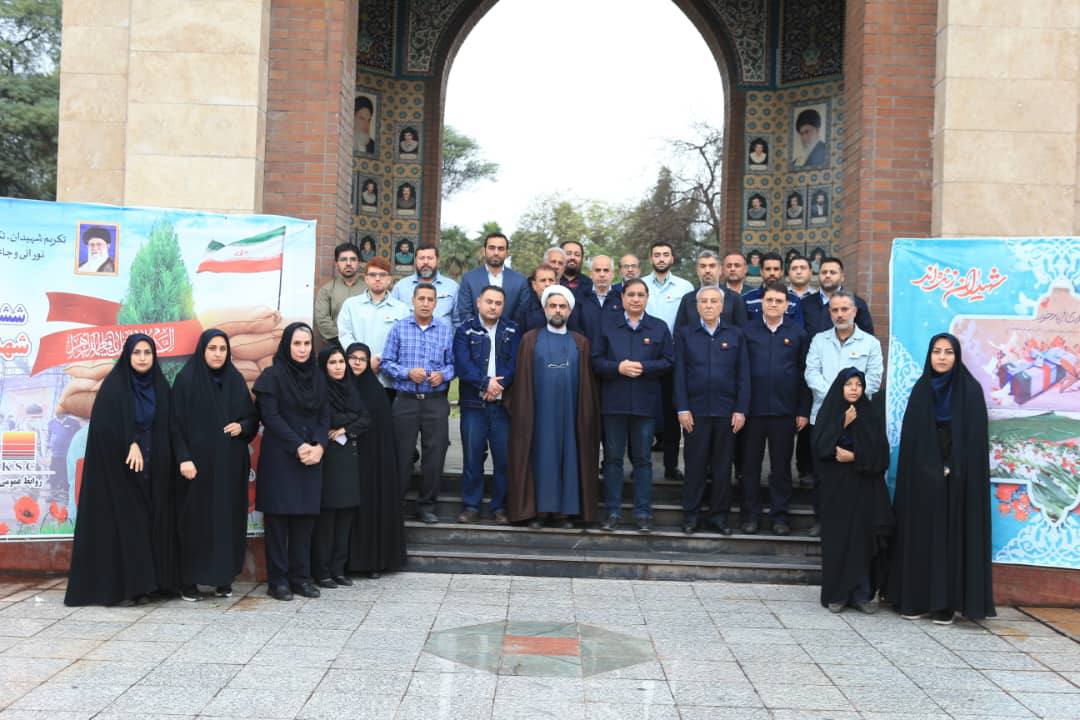 گرامی داشت سالروز خاکسپاری شهدای گمنام فولاد خوزستان
