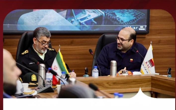 فرمانده انتظامی خوزستان دربازدید از فولاد: امنیت اجتماعی و پایداری تولید، دومؤلفه به‌هم‌‌‌ پیوسته‌