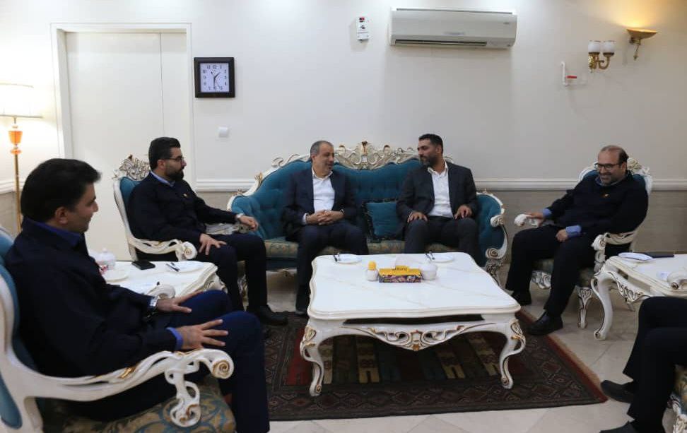 دیدار فرماندار اهواز با مدیرعامل فولاد خوزستان در راستای تعامل سازنده میان صنعت و مدیریت شهری